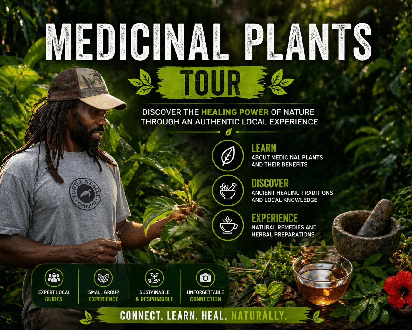 Cahuita Wildlife Lodge Medicinal Plants Tour 1